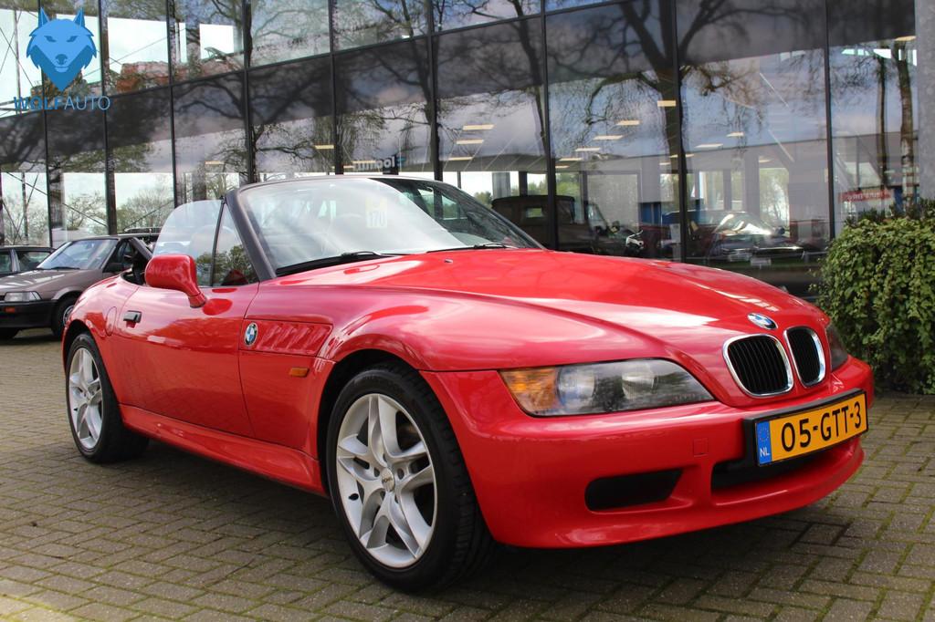 BMW Z3 Roadster Roadster 1.8 Stoelverwarming, Elektrische Ra, Auto's, Voorwielaandrijving, Stof, Zwart, Cabriolet