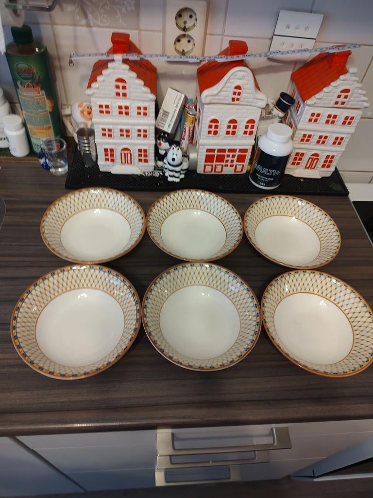 Johnson Bros Lemon Tree soep kommetjes, Ophalen of Verzenden, Zo goed als nieuw