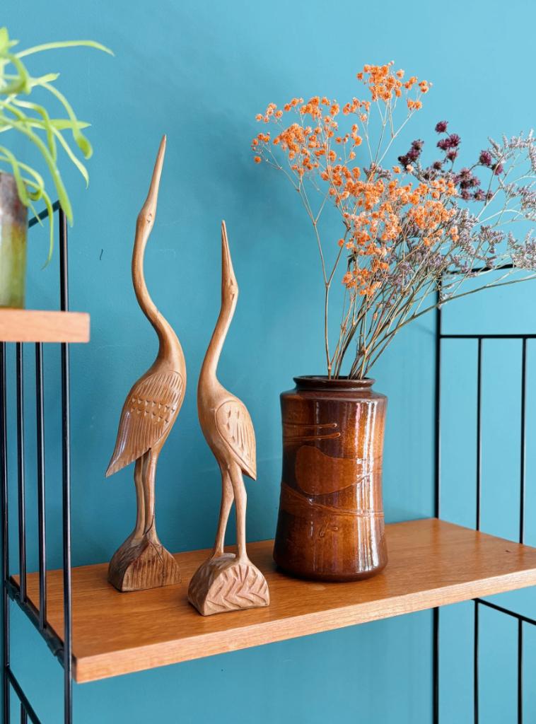 VINTAGE KERAMIEKEN WEST GERMANY VAAS - BRUIN | (2925), Ophalen of Verzenden