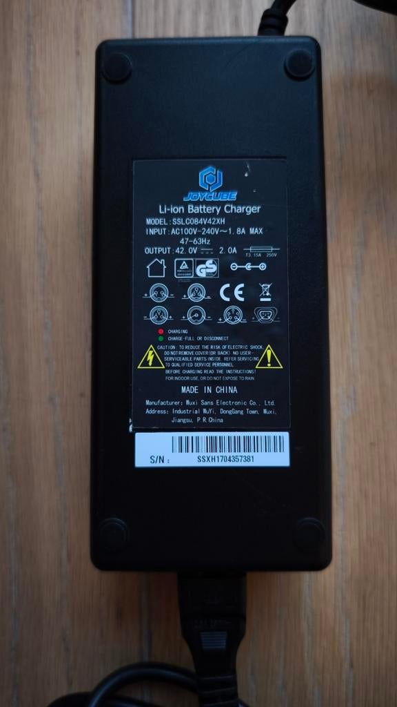 Stella acculader - 5 polige 42V 2A E-Drive acculader, Ophalen of Verzenden