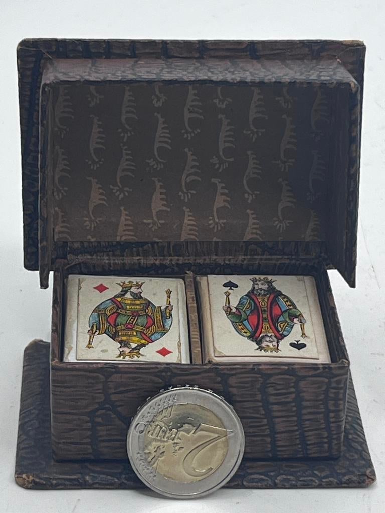 Patience miniatuur B. Dondorf compleet, Ophalen of Verzenden, Gebruikt, Speelkaart(en)