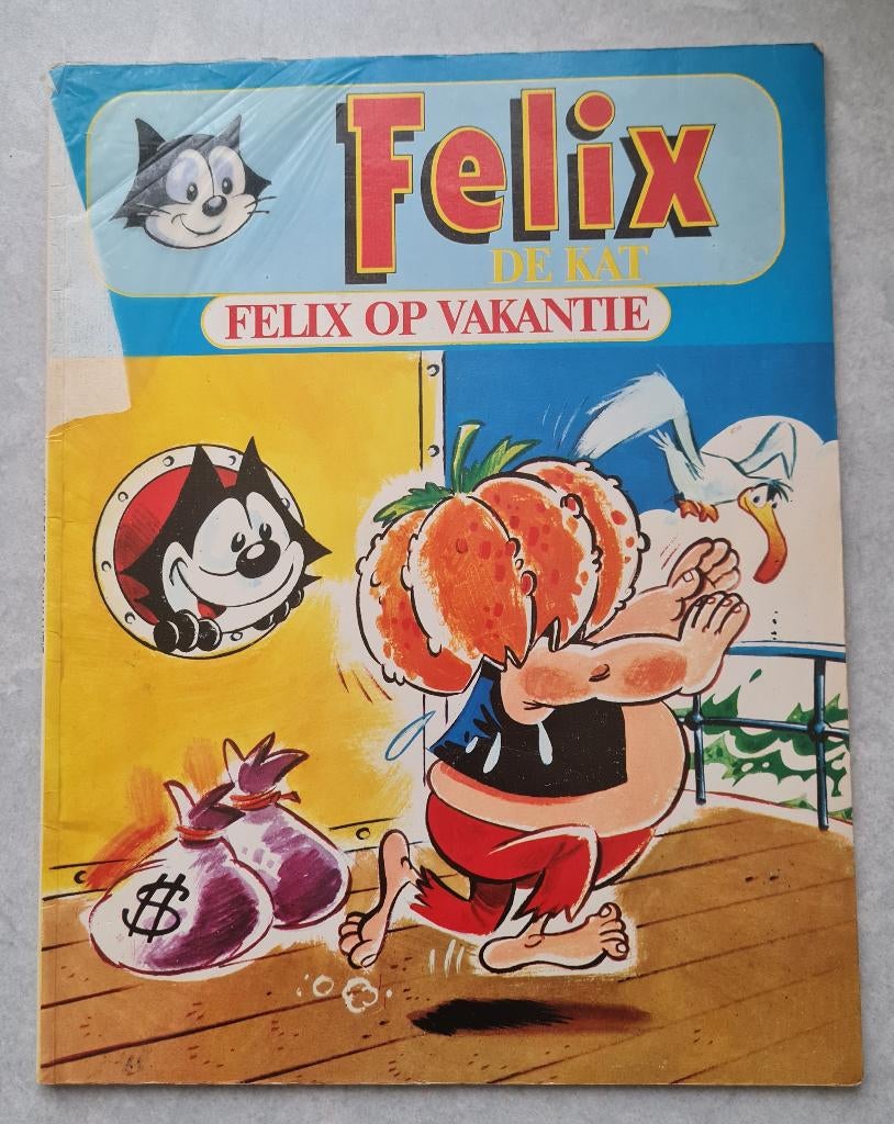 Felix de kat - Felix op vakantie, Eén stripboek, Ophalen of Verzenden