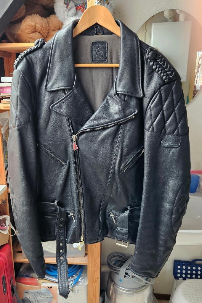 Hein Gericke leren motorjack heren 56, Motoren, Kleding | Motorkleding, Ophalen, Hein Gericke, Heren, Jas | leer