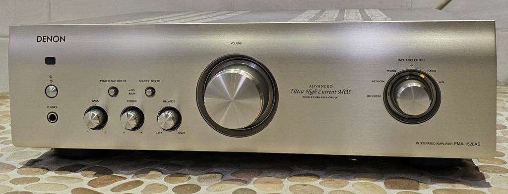 Denon PMA1520 AE, 2 trafo's, MM/MC+AB,Japan made,garantie!, Overige merken, DENON, Refurbished, Ophalen of Verzenden