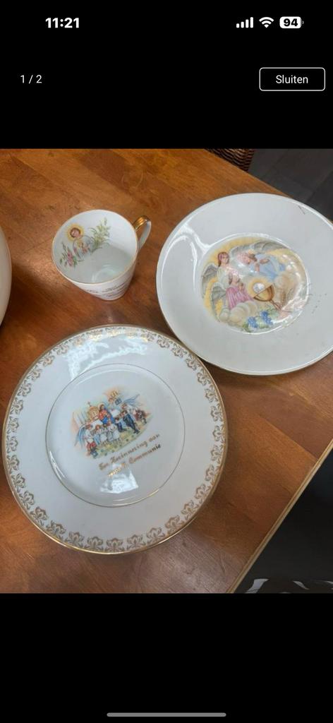 Eerste communie servies, Ophalen of Verzenden