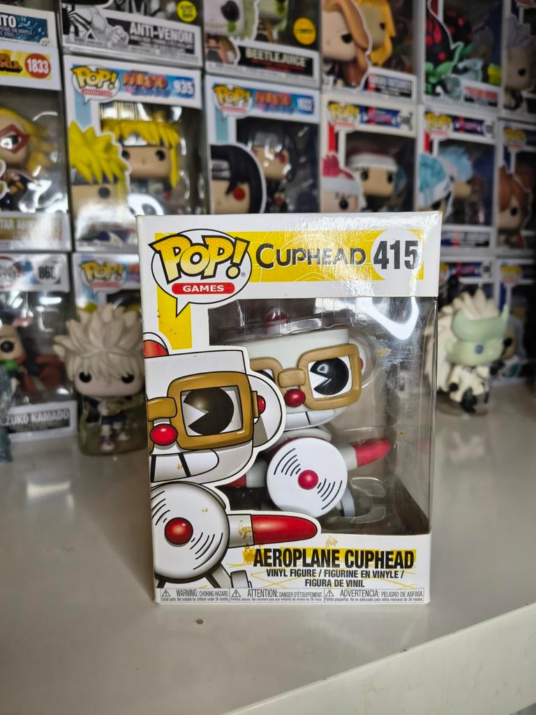 Funko Pop! Cuphead Aeroplane Cuphead #415, Ophalen of Verzenden