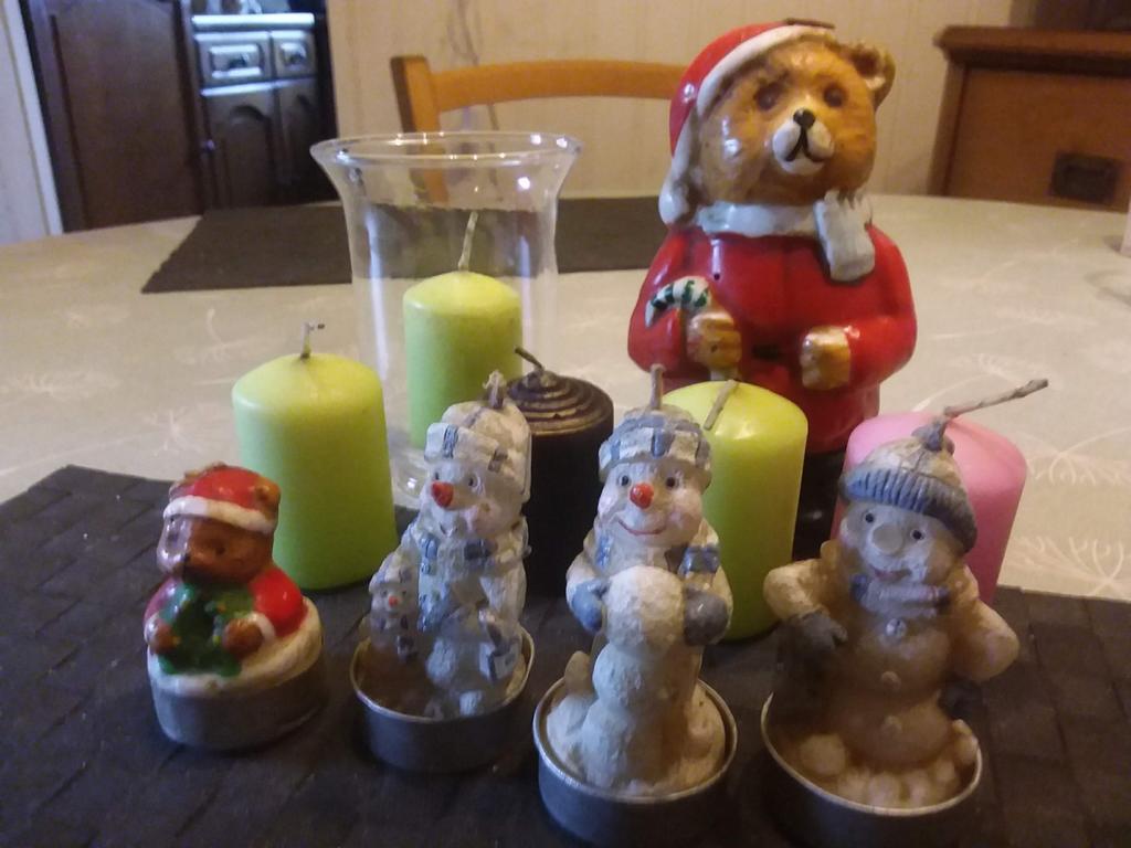 Diverse kaarsjes en glazen houder, Diversen, Ophalen of Verzenden, Nieuw