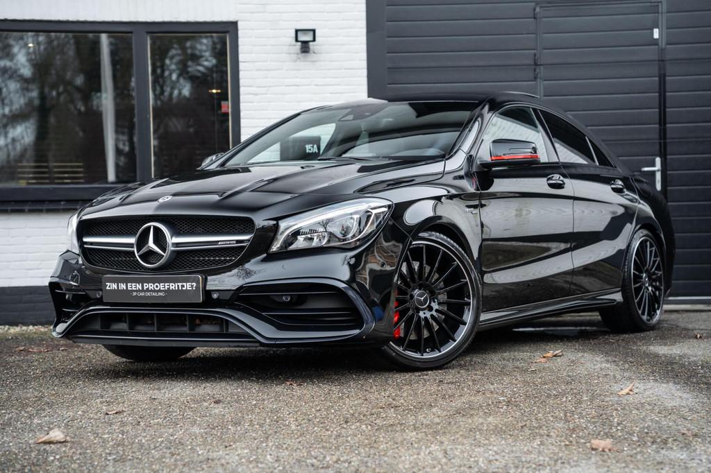 Mercedes CLA-klasse AMG 45 4MATIC Pano UNIEK Nieuwstaat, Automaat, CLA, Gebruikt, 4 cilinders