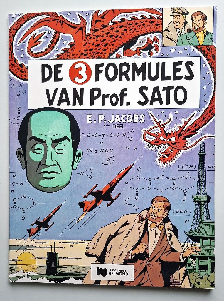 De 3 Formules van Prof. Sato deel 1 – Jacobs - 1977, Eén stripboek, Nieuw, Ophalen of Verzenden, E.P. Jacobs