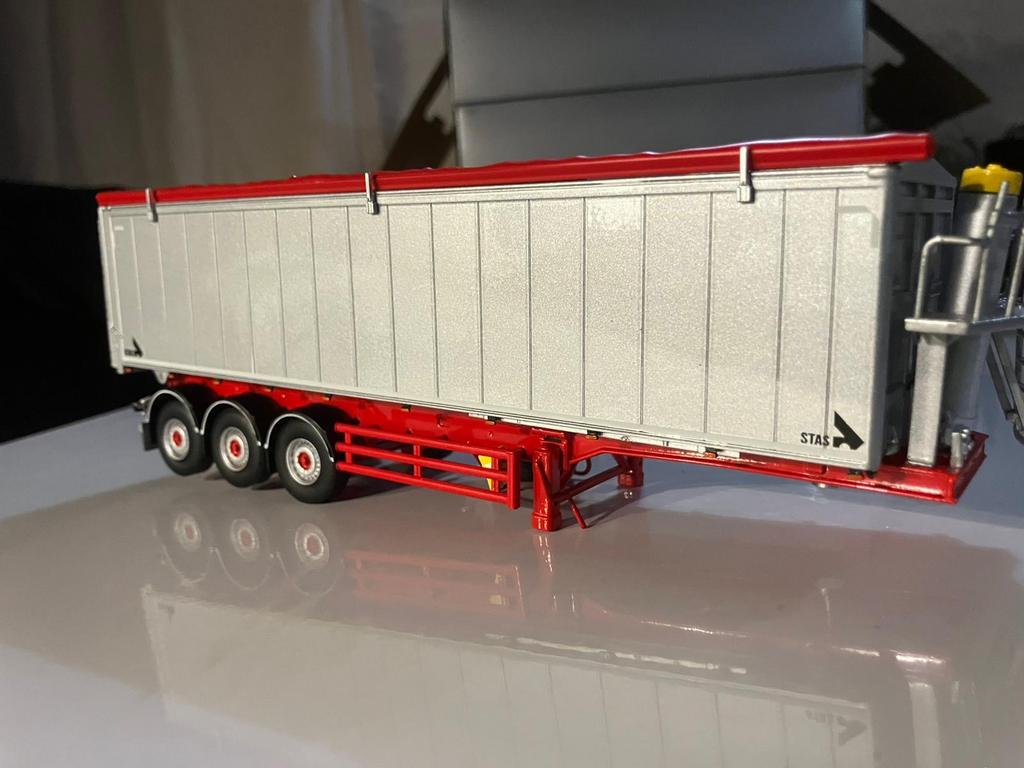 1:50 Tekno (3 assig star) STAS kieper Trailer., Verzenden, Zo goed als nieuw, Bus of Vrachtwagen, Tekno