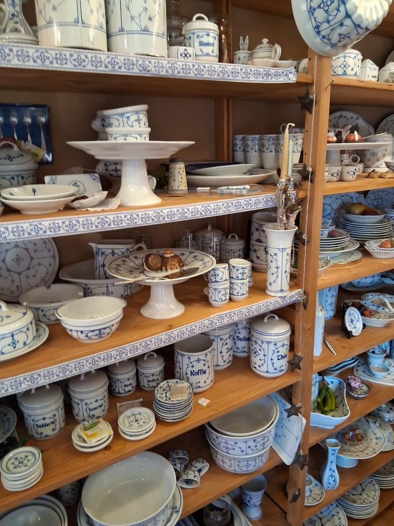 Grote collectie blau blauw saks winkel webshop inde Rips, Ophalen of Verzenden, Nieuw, Overige stijlen, Kop(pen) en/of Schotel(s)