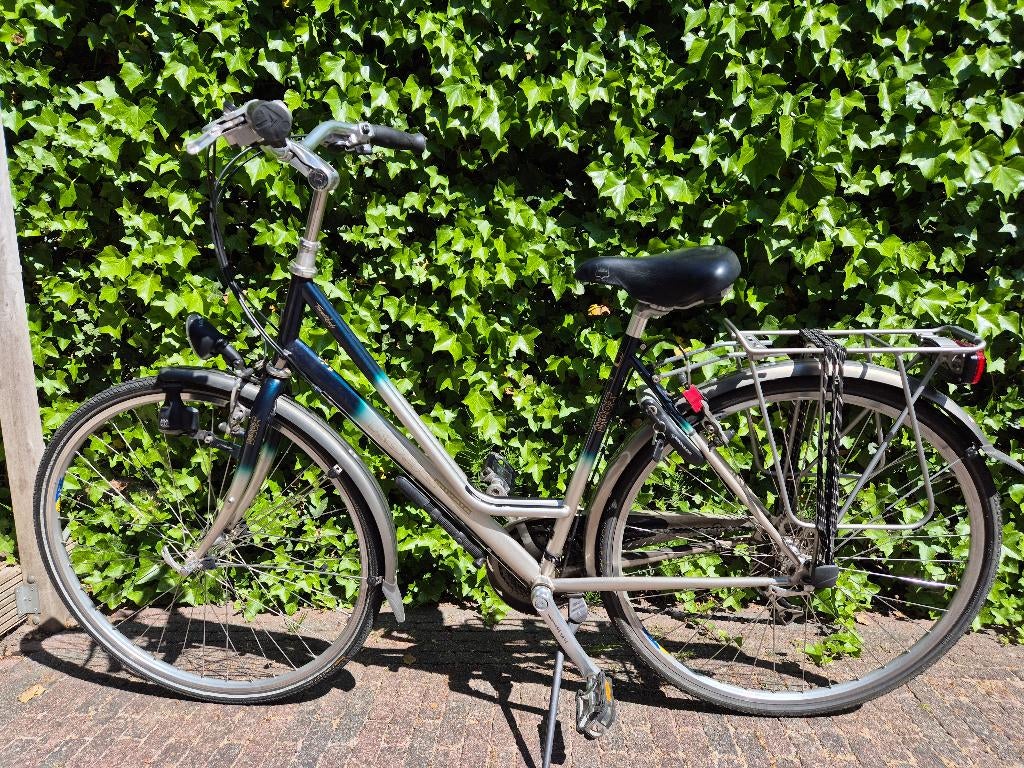 Damesfiets, Fietsen en Brommers, Fietsen | Dames | Damesfietsen, Versnellingen, Zo goed als nieuw, 50 tot 53 cm, Ophalen