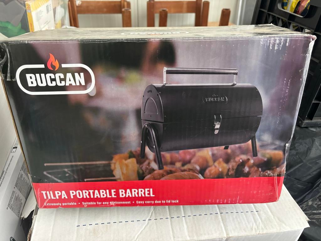 Buccan Tilpa draagbare barrel barbecue, Ophalen of Verzenden, Nieuw