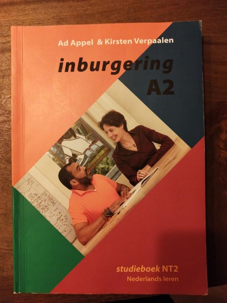 Inburgeringsboek A2 Ad Appel - Nederlands leren NT2, Boeken, Taal | Overige Talen, Zo goed als nieuw, Non-fictie, Ophalen of Verzenden