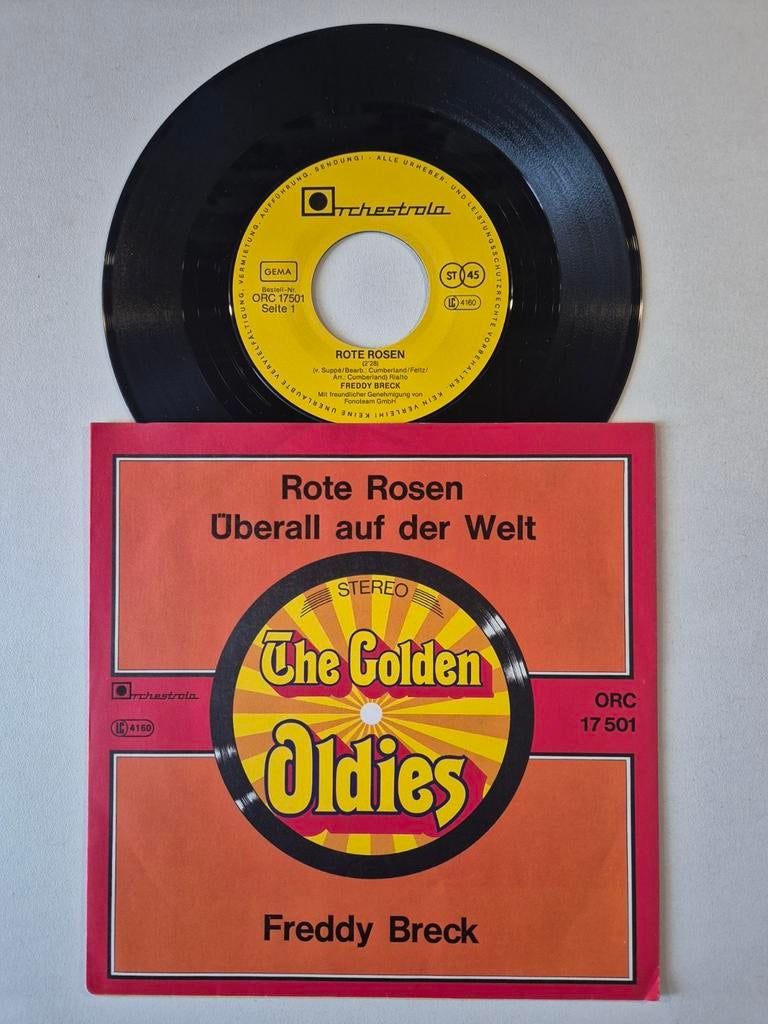 Freddy Breck-Rote Rosen, Ophalen of Verzenden, Zo goed als nieuw, Overige formaten, Levenslied of Smartlap