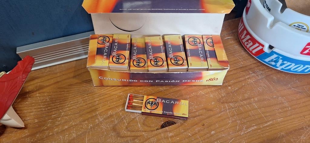 Bacardi lucifers doosjes (3525), Verzamelen, Merken en Reclamevoorwerpen, Gebruiksvoorwerp, ., Ophalen of Verzenden, Zo goed als nieuw