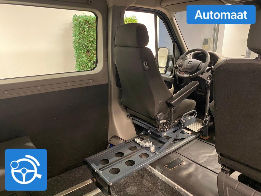 Opel Movano L1H1 Rolstoelbus Automaat, Auto's, Automaat, 12 maanden, Gebruikt, Zwart