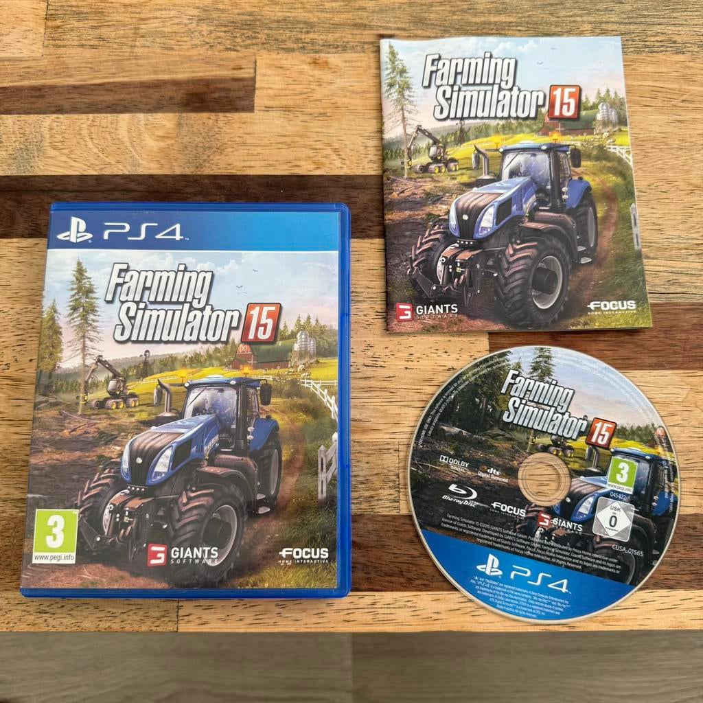 Farming Simulator 15 – PS4 – Compleet – NL/FR Handleiding, Online, 1 speler, Ophalen of Verzenden, Zo goed als nieuw