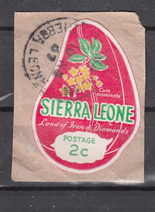 Sierra Leone 1967 Mi nr 390, kolanoot, Ophalen of Verzenden, Overige landen, Gestempeld