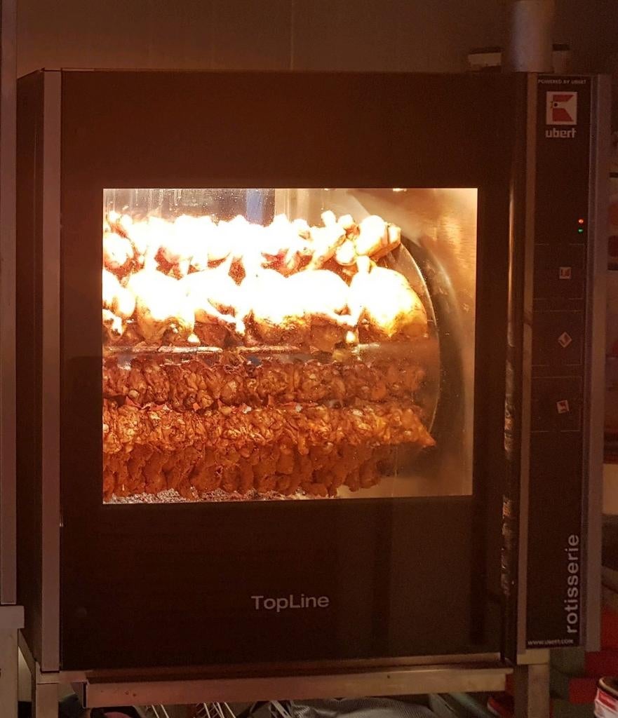 Ubert TopLine 8 Spitter Grill - Professionele Rotisserie, Ophalen of Verzenden, Gebruikt