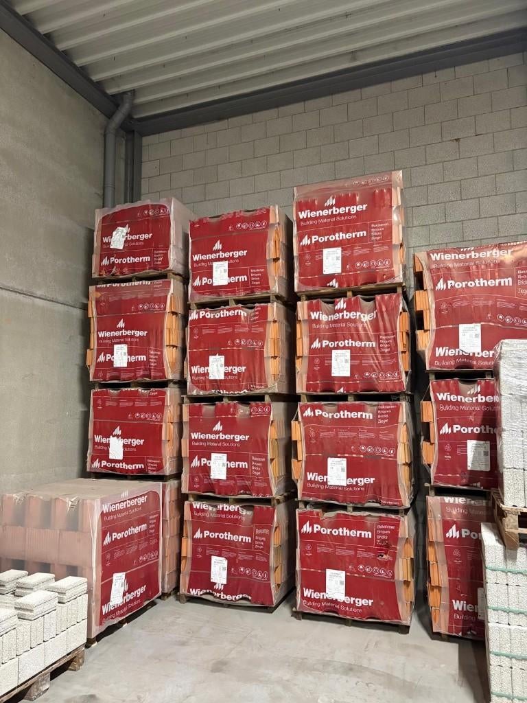 Wienerberger binnenmuurstenen, Ophalen, Nieuw, Bakstenen