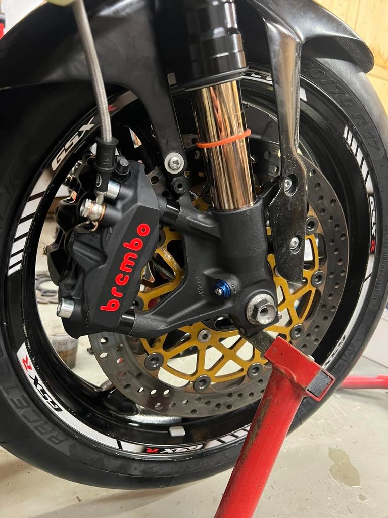 Brembo 108MM M4 remklauwen + 320MM HPK compleet Suzuki GSX-R, Ophalen of Verzenden, Gebruikt