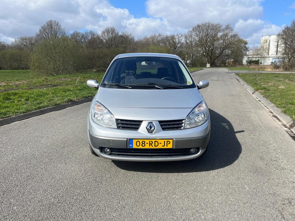 Renault Scénic 1.6 16V 95315KM!! 83KW Autcom AUT 2005 Grijs, Auto's, 1345 kg, Stof, Zwart, 4 cilinders