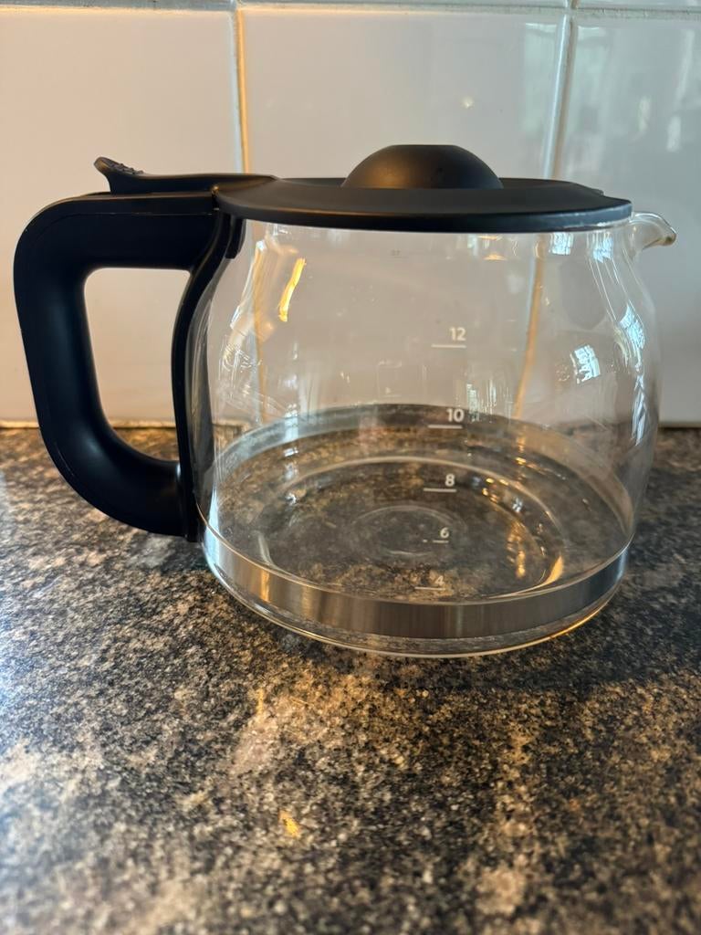 Glazen koffiekan voor koffiesetapparaat Kitchen Aid, 4 tot 10 kopjes, Ophalen of Verzenden, Gebruikt, Overige modellen