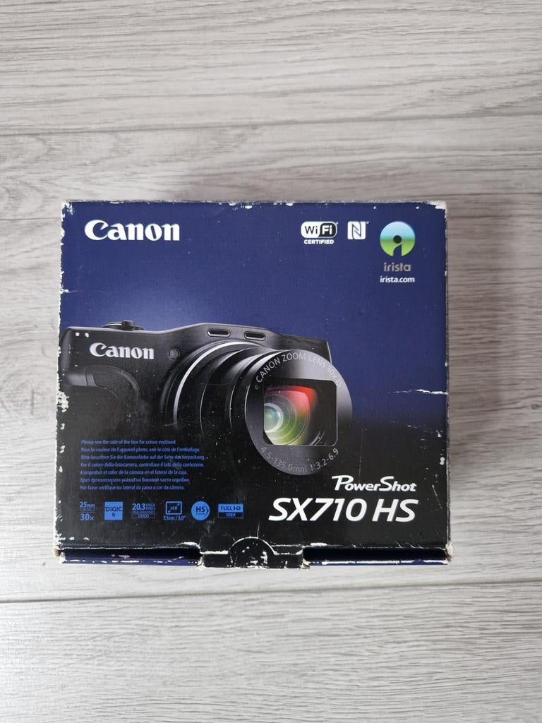 Canon Powershot SX710 HS krasvrij/zgan., Audio, Tv en Foto, Fotocamera's Digitaal, Ophalen of Verzenden, Zo goed als nieuw, Canon