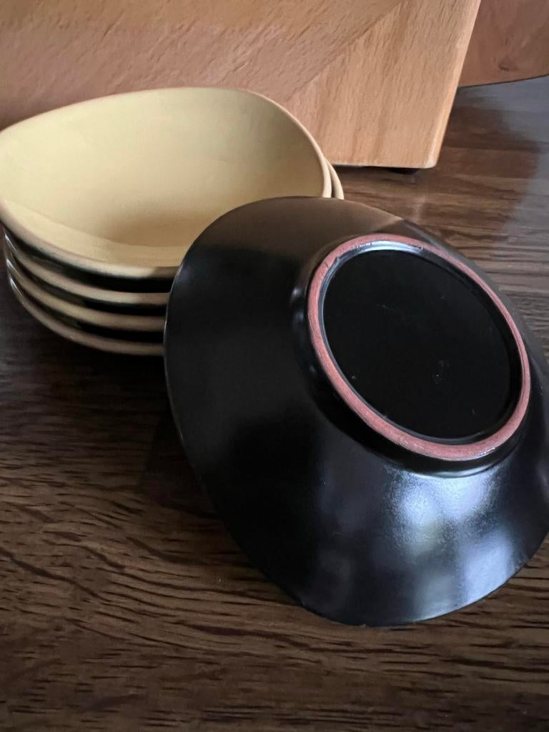 5 schaaltjes/ petit four/tapas/theetips ……jaren 60, Antiek en Kunst, Ophalen of Verzenden