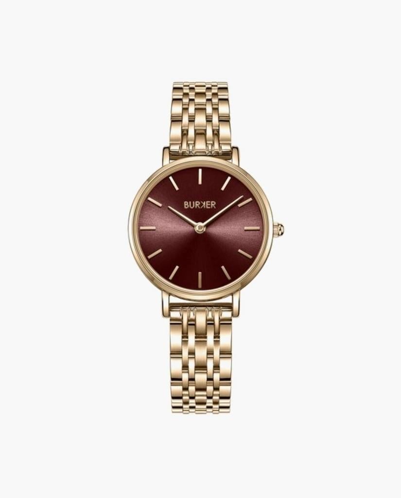 Gouden BURKER dameshorloge - Nieuwstaat, Sieraden, Tassen en Uiterlijk, Horloges | Dames, Overige merken, Staal, Staal, Polshorloge