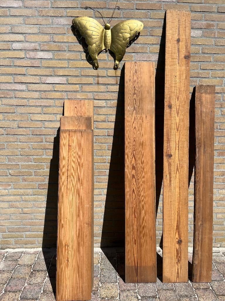 Oud Amerikaansgrenen, Doe-het-zelf en Verbouw, Hout en Planken, Ophalen, Gebruikt, Minder dan 25 mm, Grenen