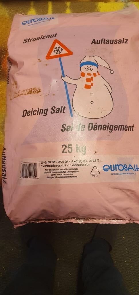 Strooizout - 25 kg zak, Minder dan 75 liter, Ophalen, Nieuw, Overige materialen