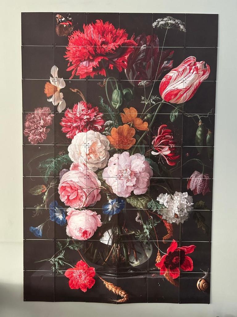 Ixxi Boeket Bloemen - Rijksmuseum 120 x 180 cm, Ophalen, 125 cm of meer, Zo goed als nieuw, Schilderij
