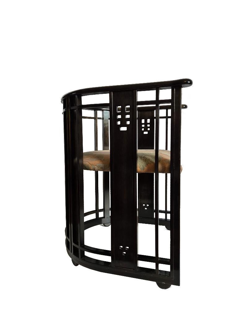 Schitterende Giorgetti Umberto Asnago design fauteuil stoel, Ophalen, Gebruikt, 75 tot 100 cm, Stof