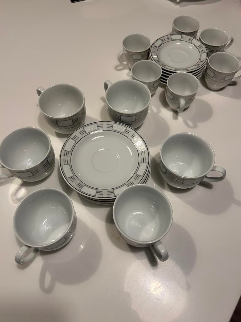Kutahya porselein koffieservies – espresso en koffie – set, Ophalen