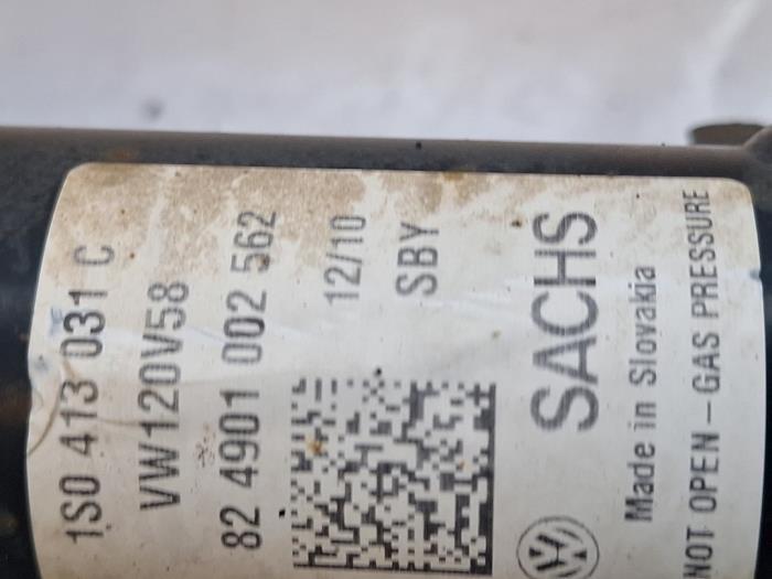 Schokdemperpoot rechts-voor van een Volkswagen UP, Gebruikt, -, -, -