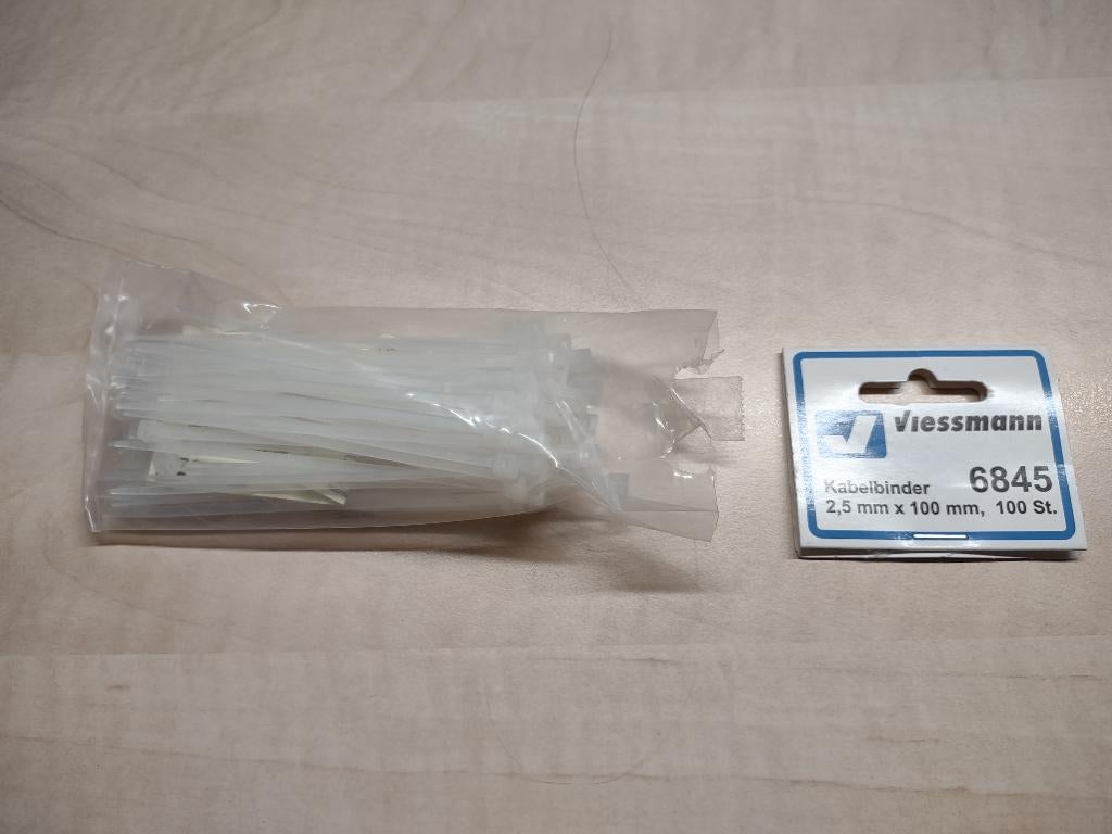 Viessmann 6845 Kabelbinders in OVP, z.g.a.n., Overige merken, Gelijkstroom of Wisselstroom, Overige typen, Ophalen of Verzenden