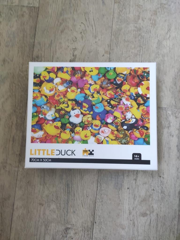 Badeenden puzzel 1000 stukjes. Compleet., Hobby en Vrije tijd, Ophalen of Verzenden, 500 t/m 1500 stukjes, Zo goed als nieuw