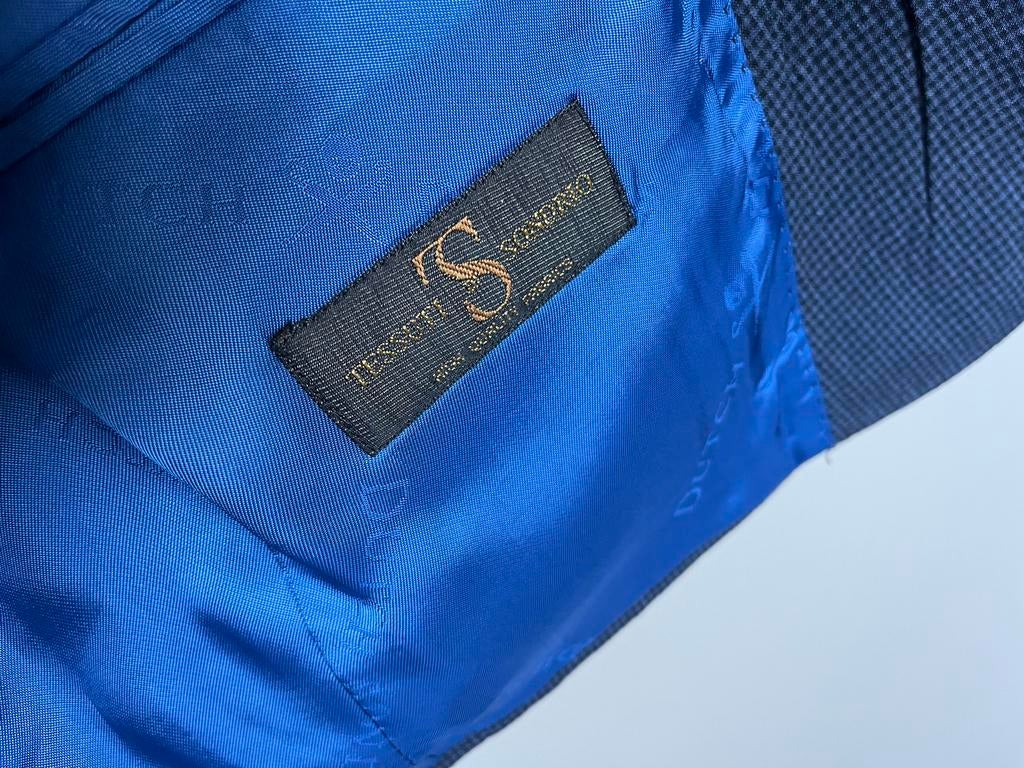 Blauw S Dutch Dandies Maat 46 - Herenpak Doesburg, Ophalen of Verzenden, Zo goed als nieuw, Maat 46 (S) of kleiner, Blauw