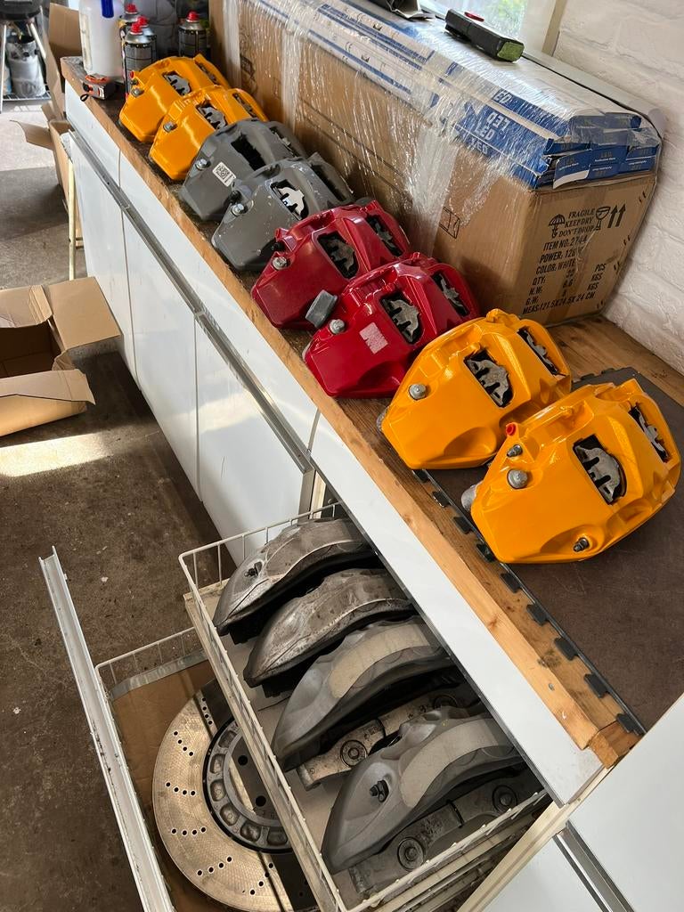 Big brake kit VAG 375mm > 390mm 6pots. Audi S RS, Ophalen of Verzenden, Gebruikt, Seat