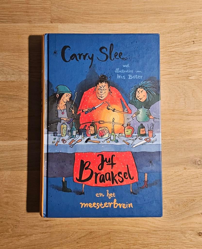 Carry Slee - Juf Braaksel en het meesterbrein, Boeken, Kinderboeken | Jeugd | onder 10 jaar, Fictie algemeen, Carry Slee, Ophalen of Verzenden