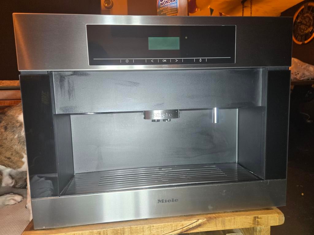 Miele CVA 5060 Inbouw Koffiemachine - Gebruikt, Witgoed en Apparatuur, Stoompijpje, Gebruikt, 10 kopjes of meer, Koffiemachine