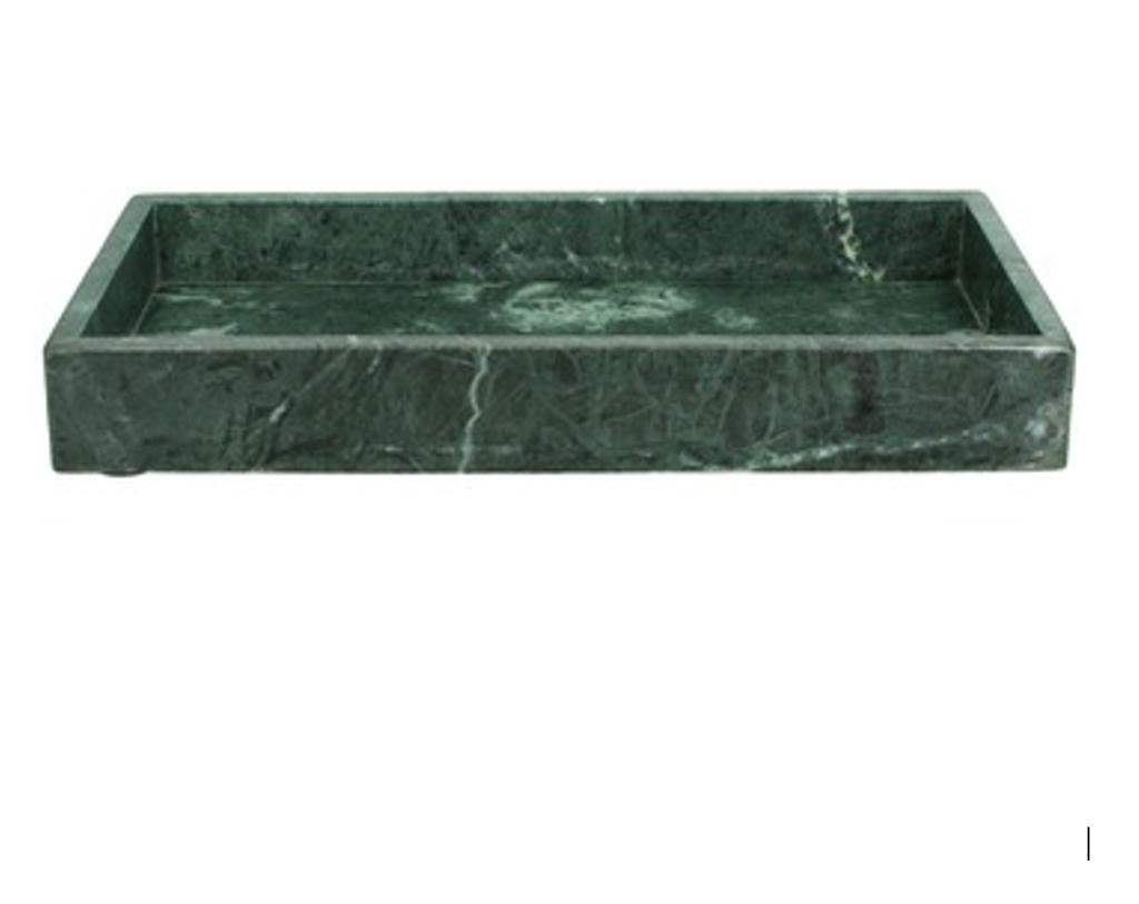 Gezocht: marmeren dienblad groen van Karwei, Ophalen, Zo goed als nieuw, Rechthoekig, Overige materialen