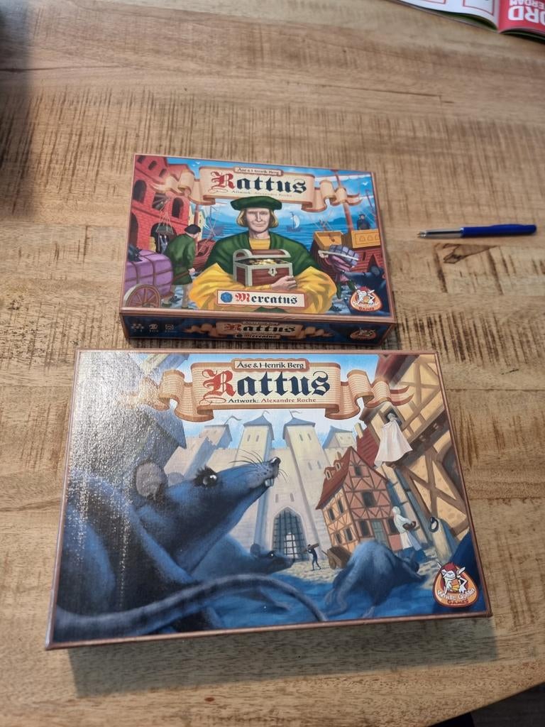 Rattus het bordspel plus uitbreiding, Ophalen of Verzenden, Zo goed als nieuw, Een of twee spelers, Reisspel