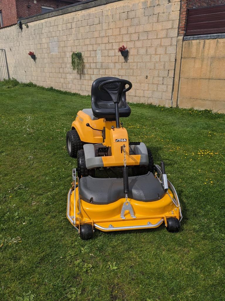 NETTE STIGA PARK 4WD HST FRONTMAAIER NIEUW 95CM MULCHDEK, Stiga, Zo goed als nieuw, 90 tot 120 cm, Versnellingen