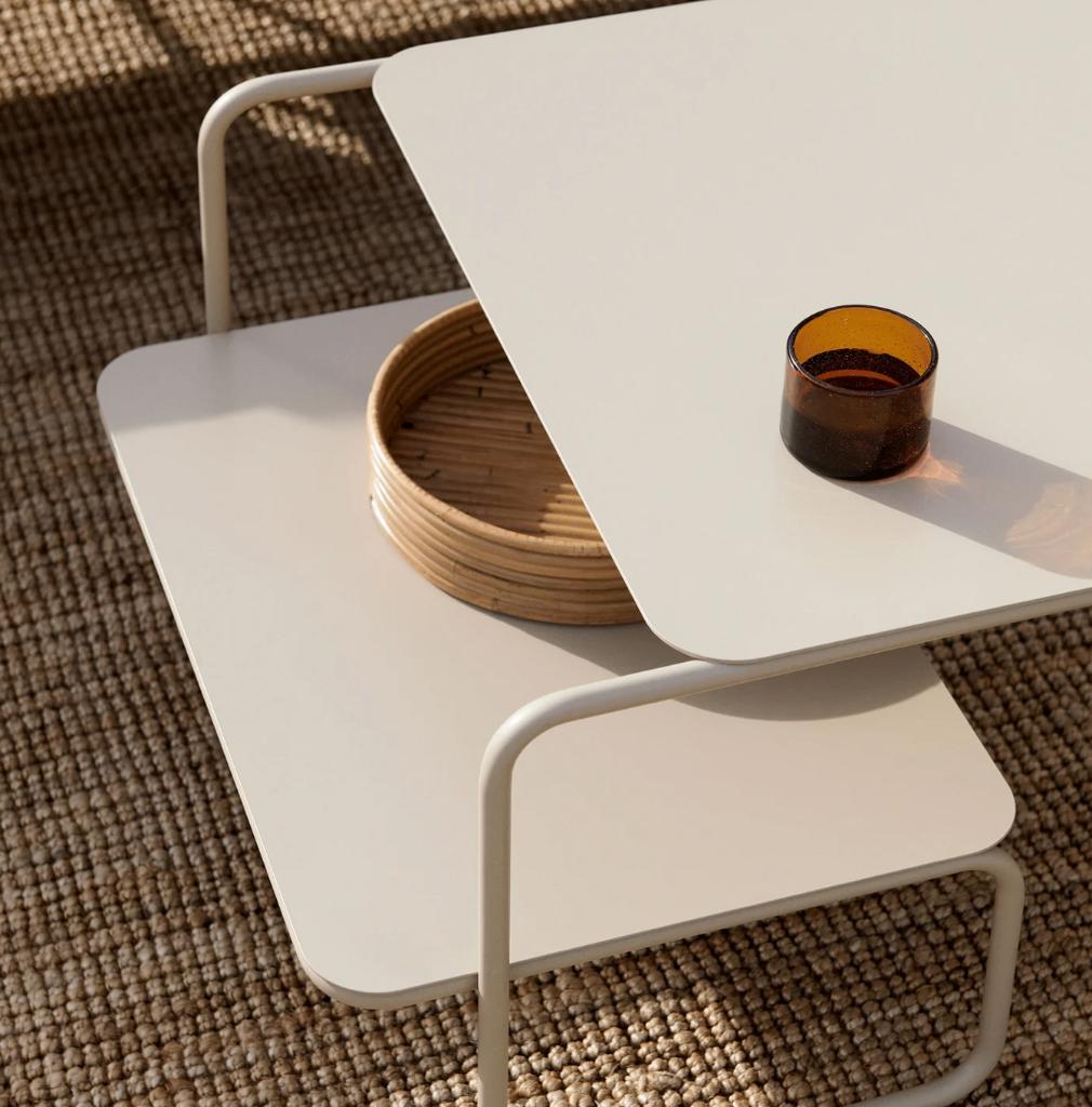 Ferm Living Level Salontafel - Cashmere | Van €449, nu, 100 tot 150 cm, Nieuw, Ferm Living, Ferm Living