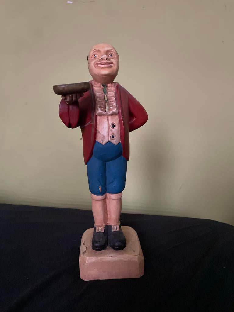 Houten Butler Beeld, Antiek en Kunst, Ophalen of Verzenden