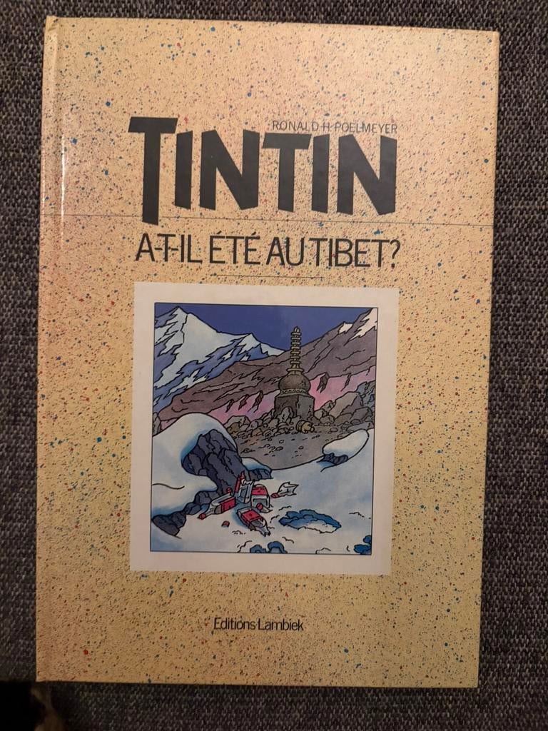 Kuifje - Tintin a-t-il été au Tibet? – Poelmeyer (1985), Eén stripboek, Ophalen of Verzenden, Zo goed als nieuw