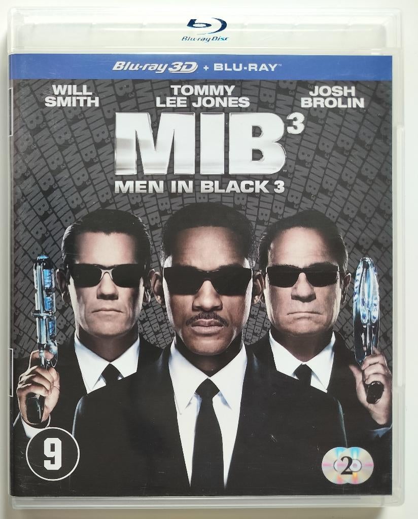 MiB 3 / Men in Black 3 [2012] *2 Disc - Blu-ray 3D & Blu-ray, Ophalen of Verzenden, Zo goed als nieuw, Actie